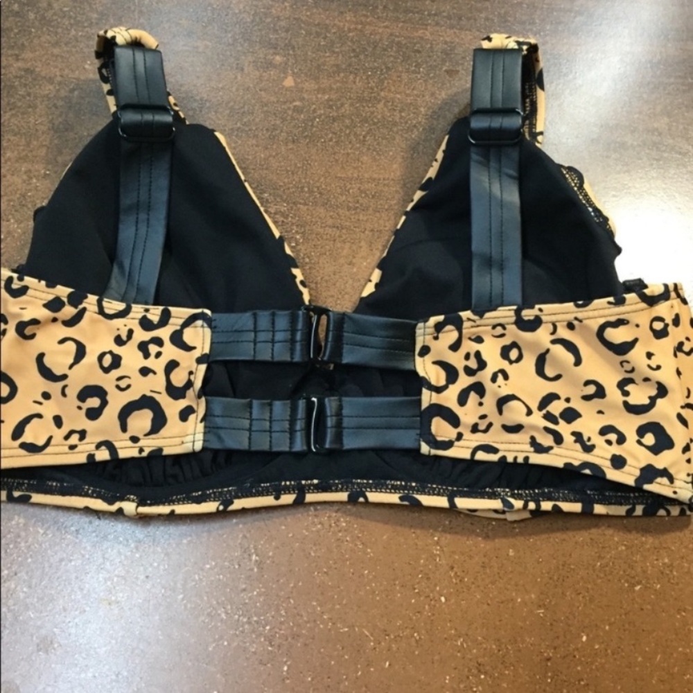 New Gabifresh Animal Bikini Top Underwire Swimsuit Size 10 Swimsuits For All - Picture 4 of 5